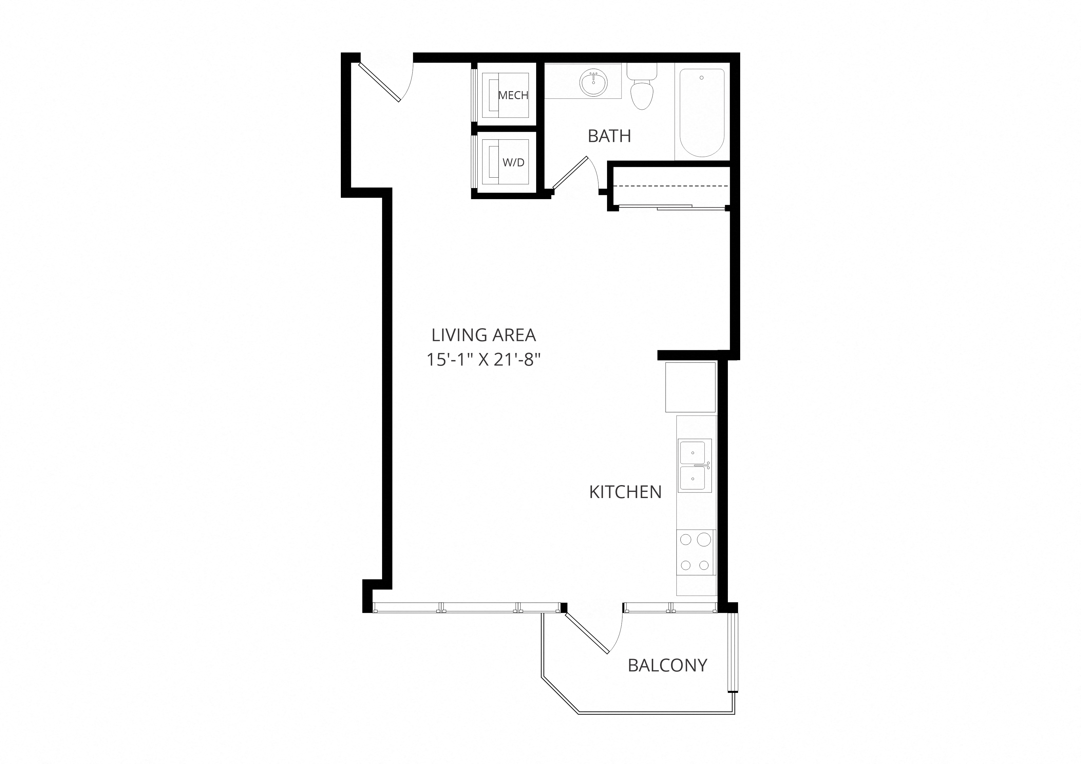 S2_Studio floor plan